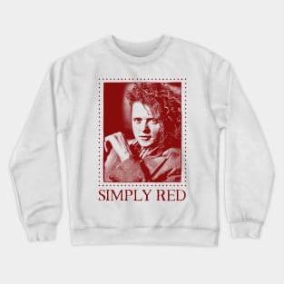 Simply Red - Retro Fan Art Crewneck Sweatshirt